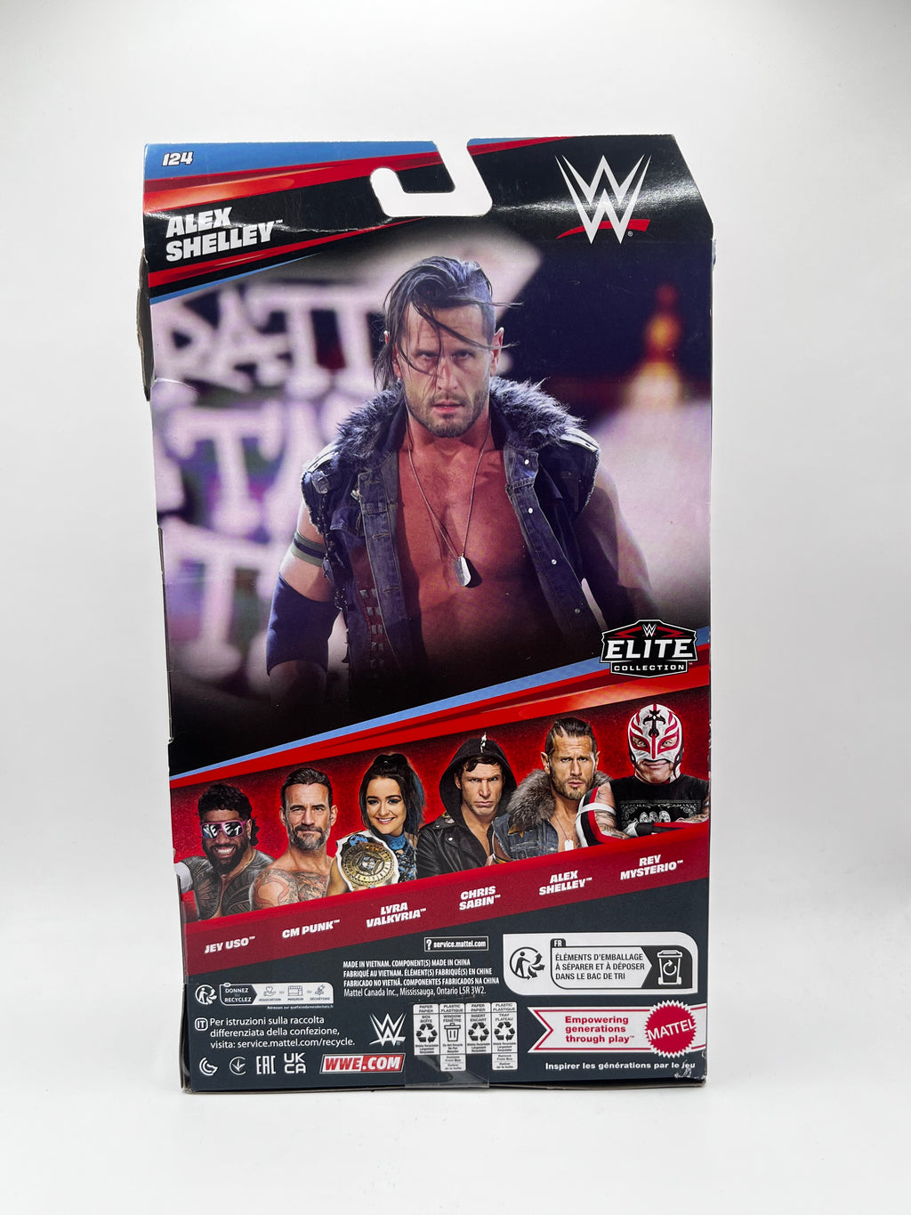 Figurka Alex Shelley WWE Elite Collection Series #124