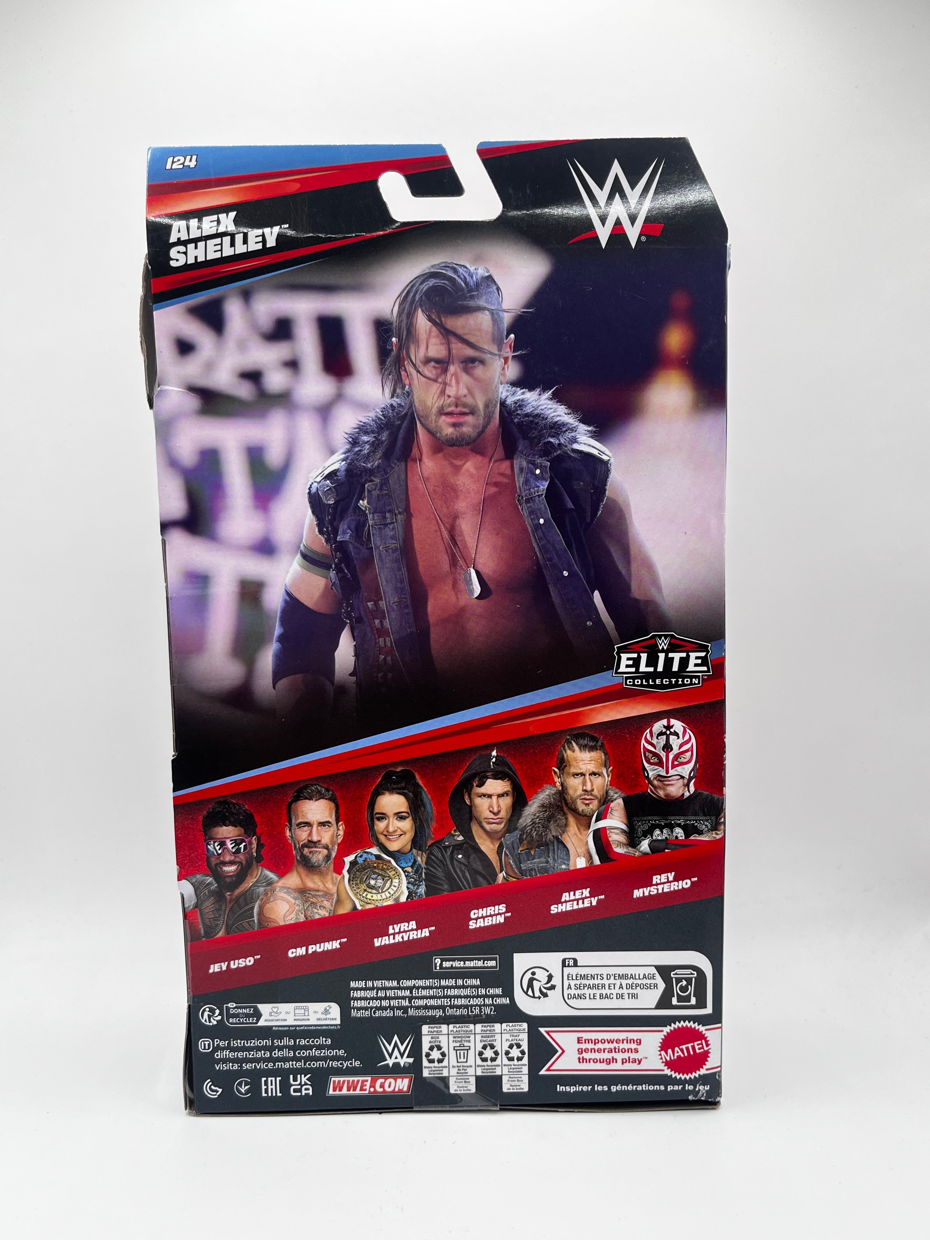 Figurka Alex Shelley WWE Elite Collection Series #124