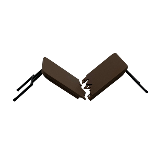 Trzy brązowe łamiące się stoły dla figurek WWE