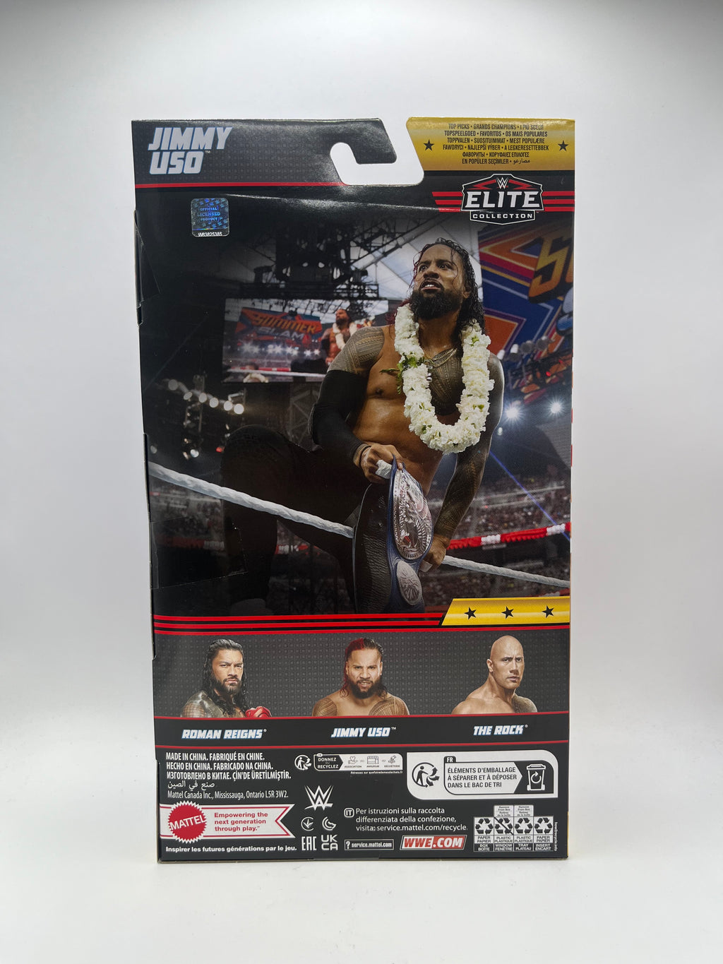 Figurka Figurka Jimmy Uso WWE Elite Collection Series Top Picks 2023