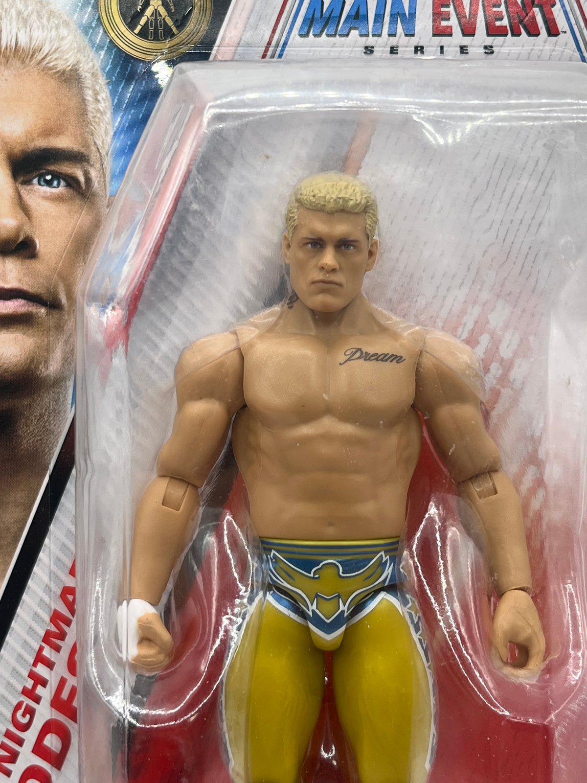 Figurka "The American Nightmare" Cody Rhodes WWE Main Event Series #159 *DMG*