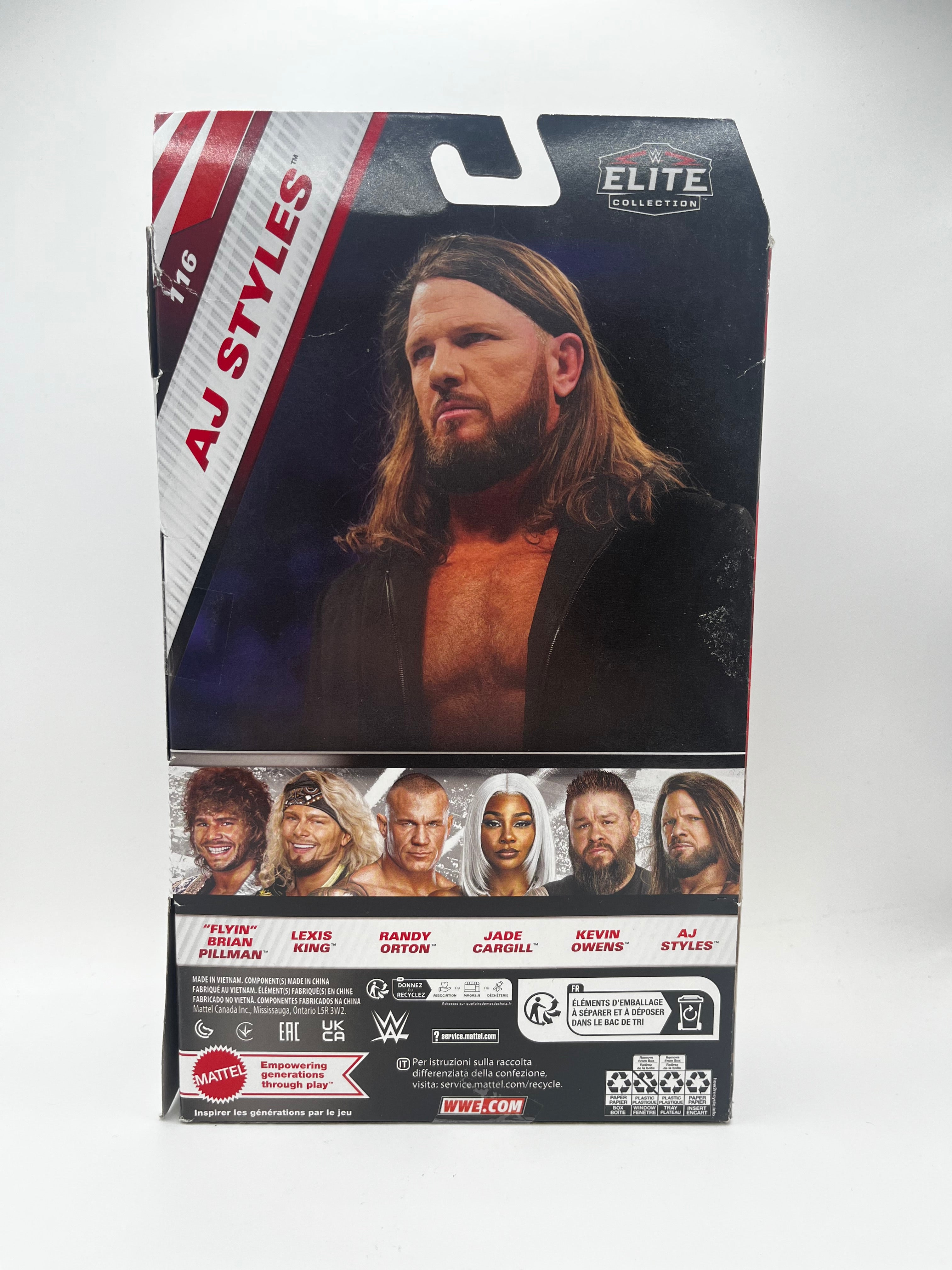 Figurka AJ Styles WWE Elite Collection Series #116