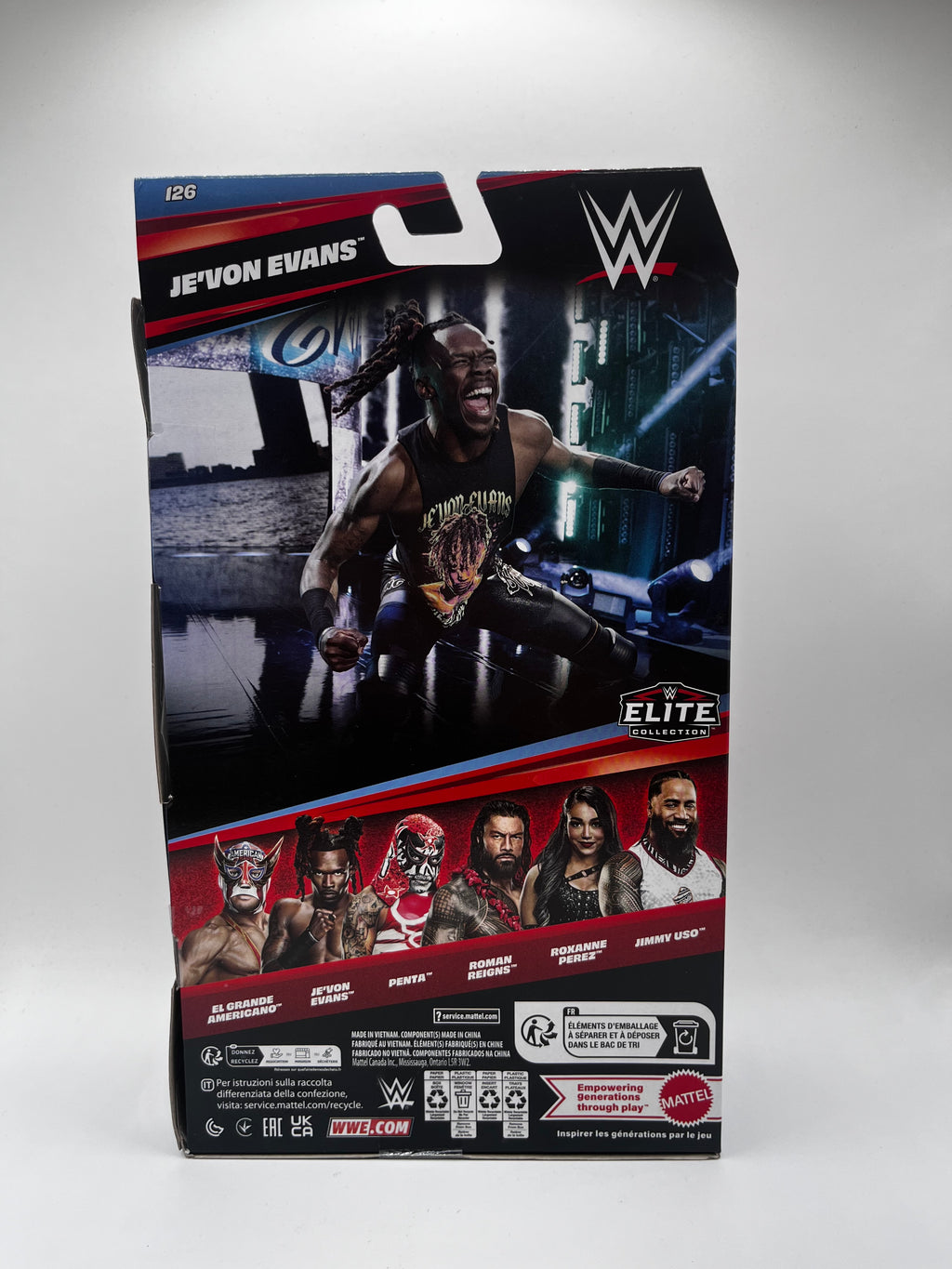 Figurka Je’Von Evans WWE Elite Collection Series #126