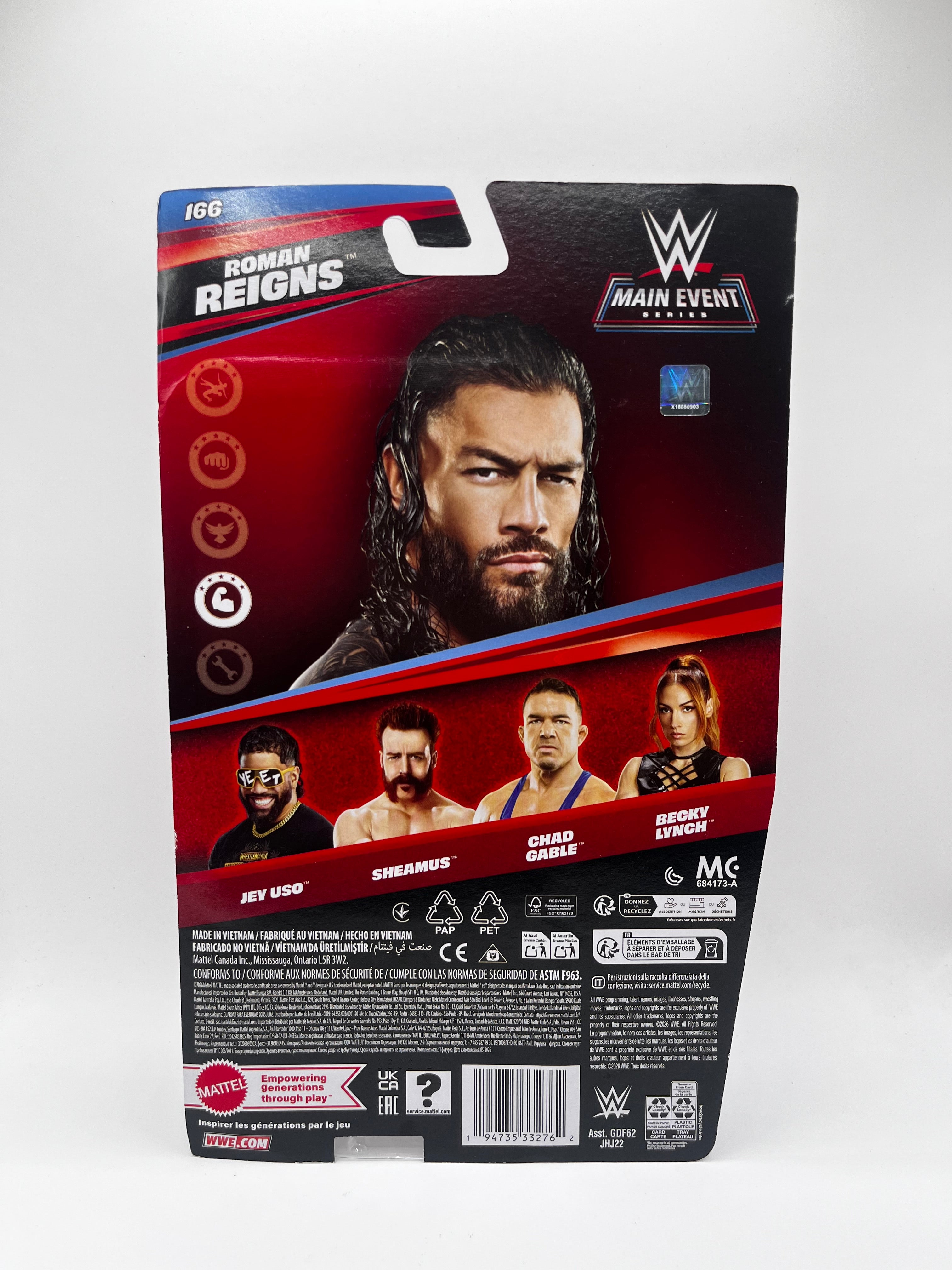 Figurka Roman Reigns WWE Main Event Series #166