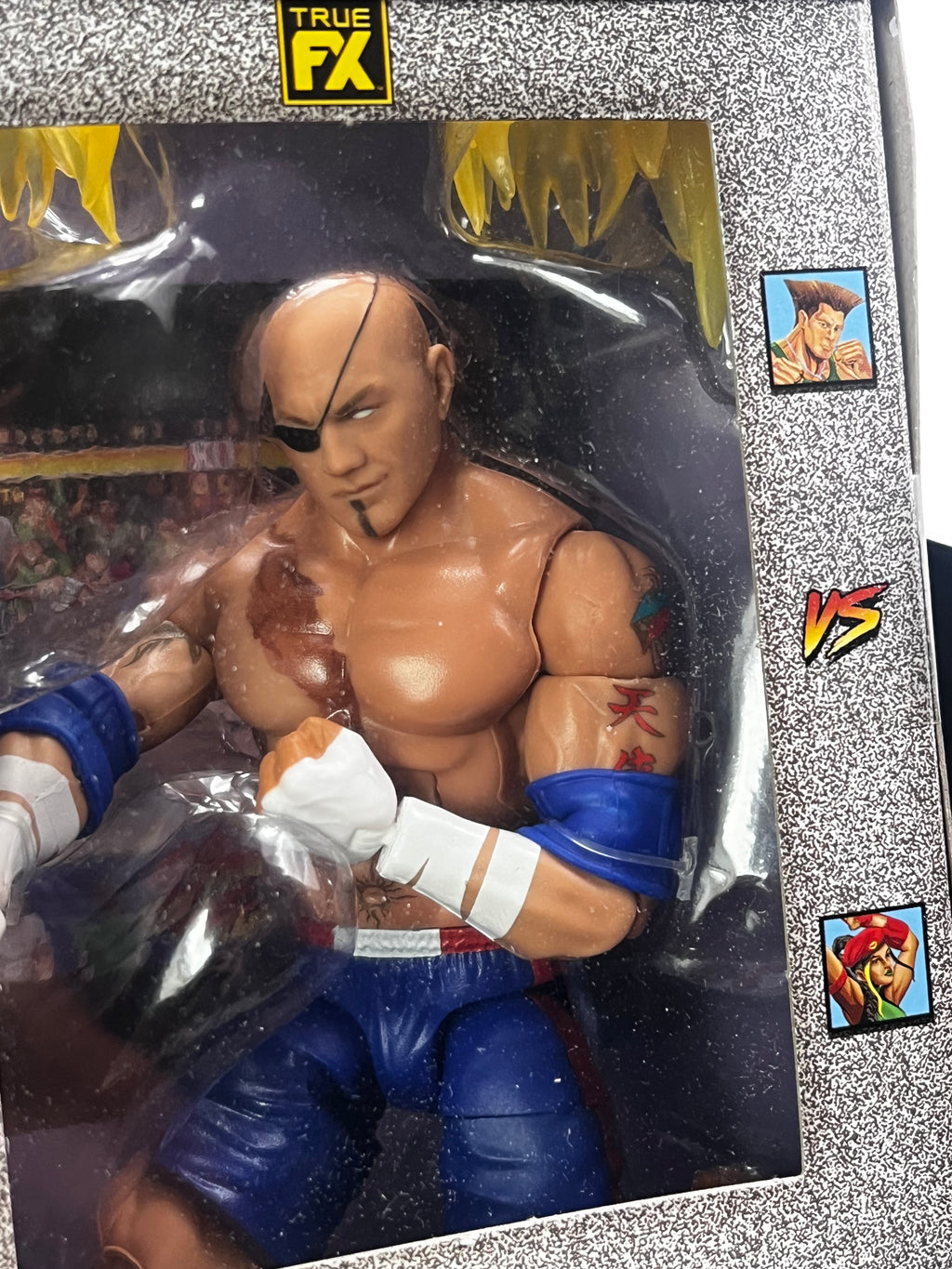 Figurka Batista as Sagat WWE Elite Collection x Street Fighter Series #2
