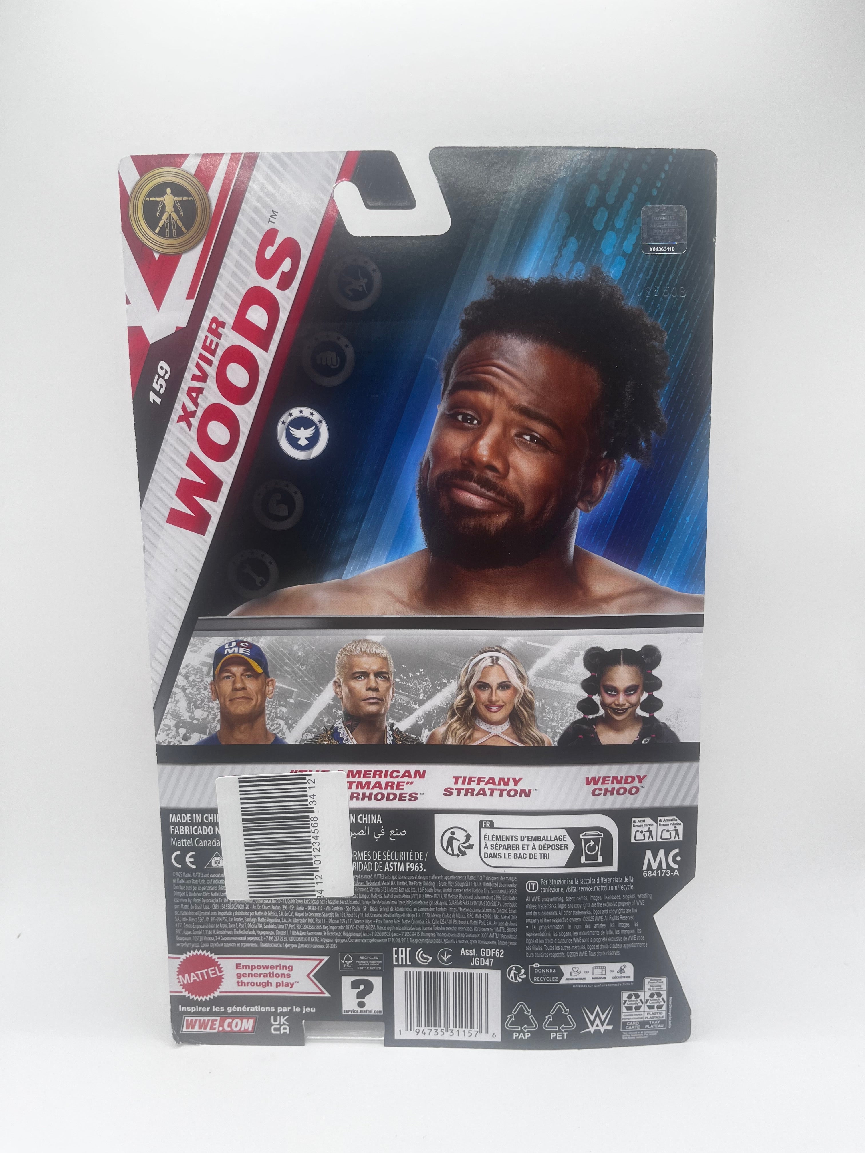 Figurka Xavier Woods WWE Main Event Series #159