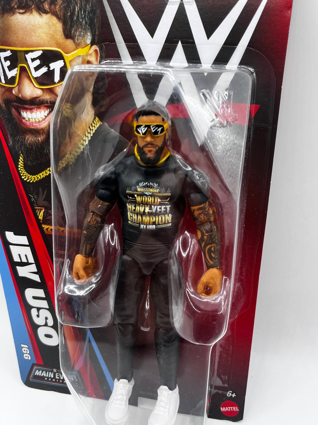 Figurka Jey Uso WWE Main Event Series #166