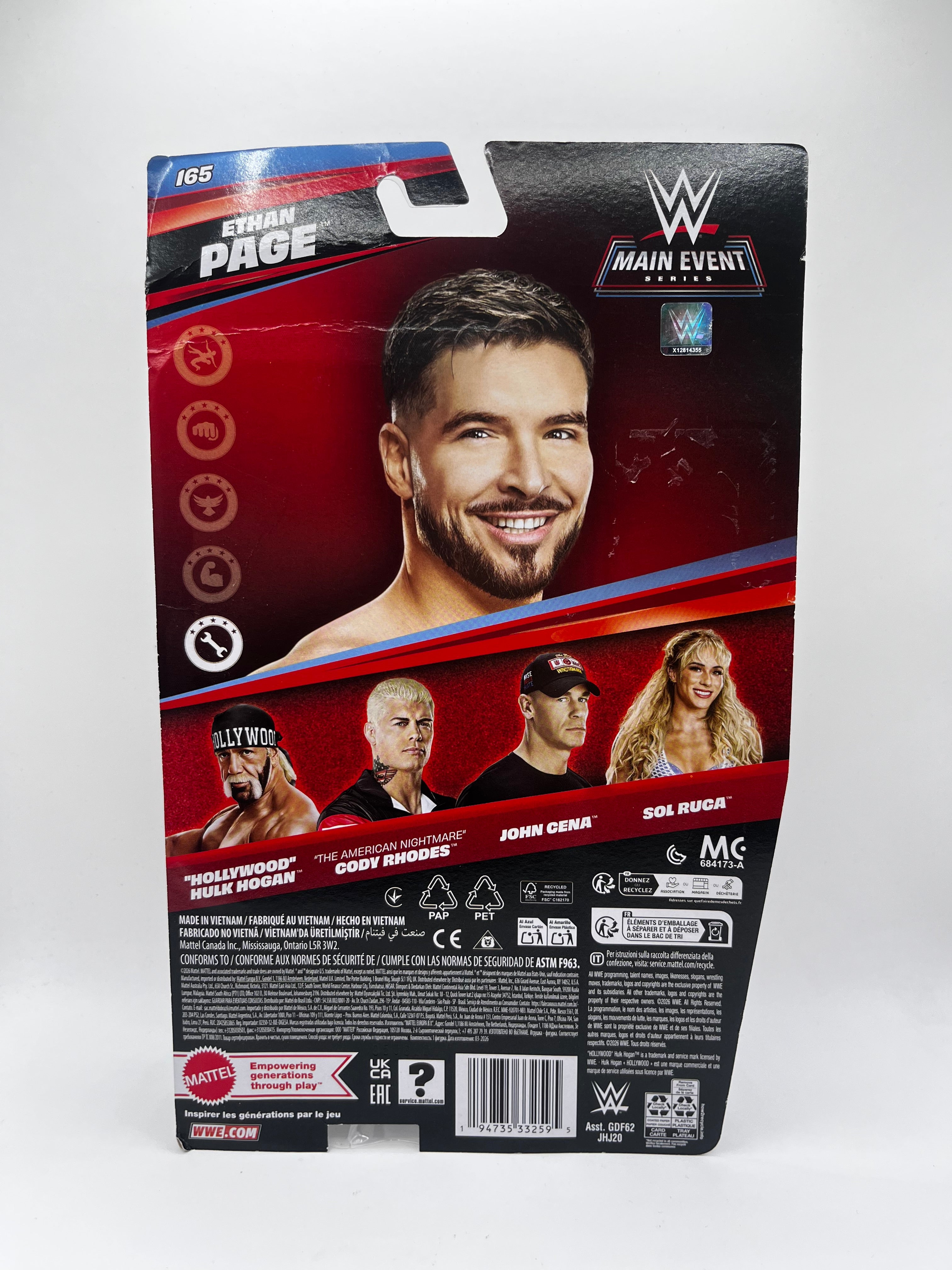 Figurka Ethan Page WWE Main Event Series #165