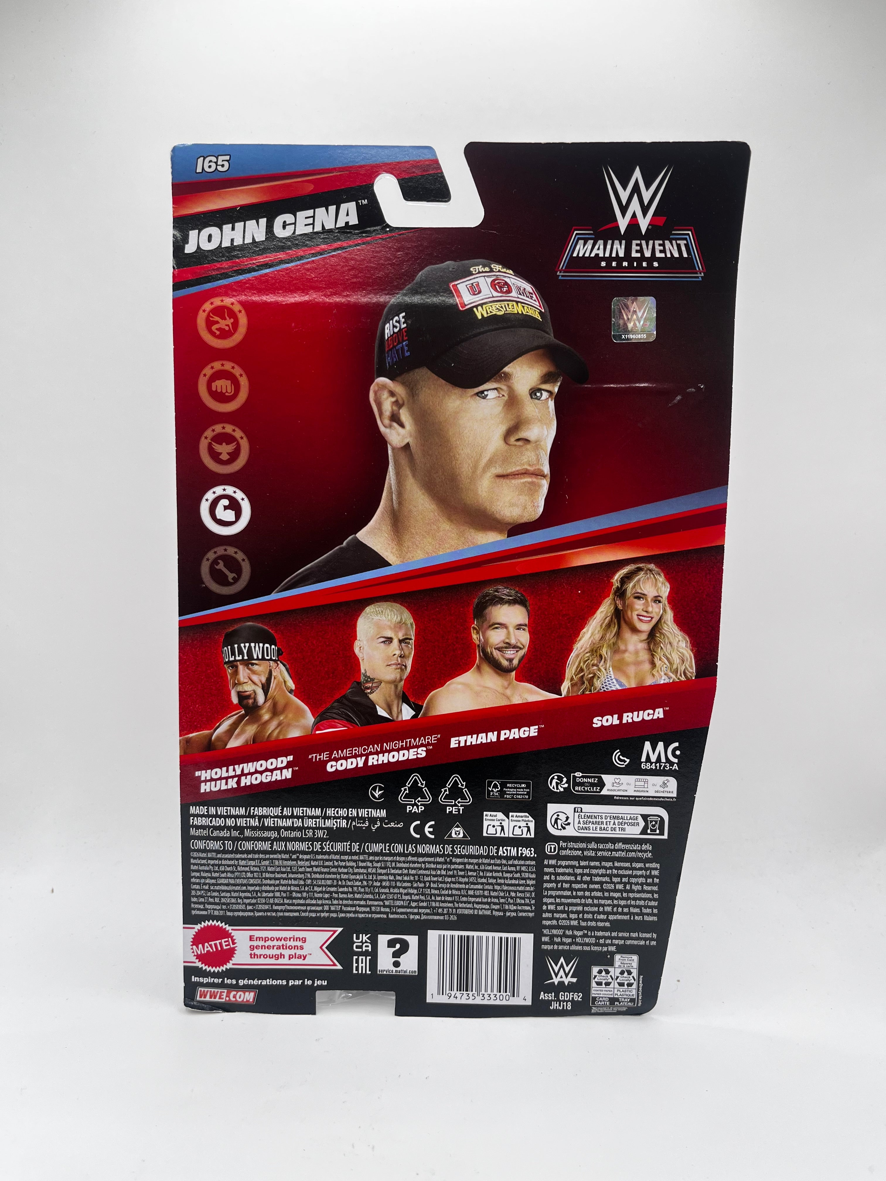 Figurka John Cena WWE Main Event Series #165