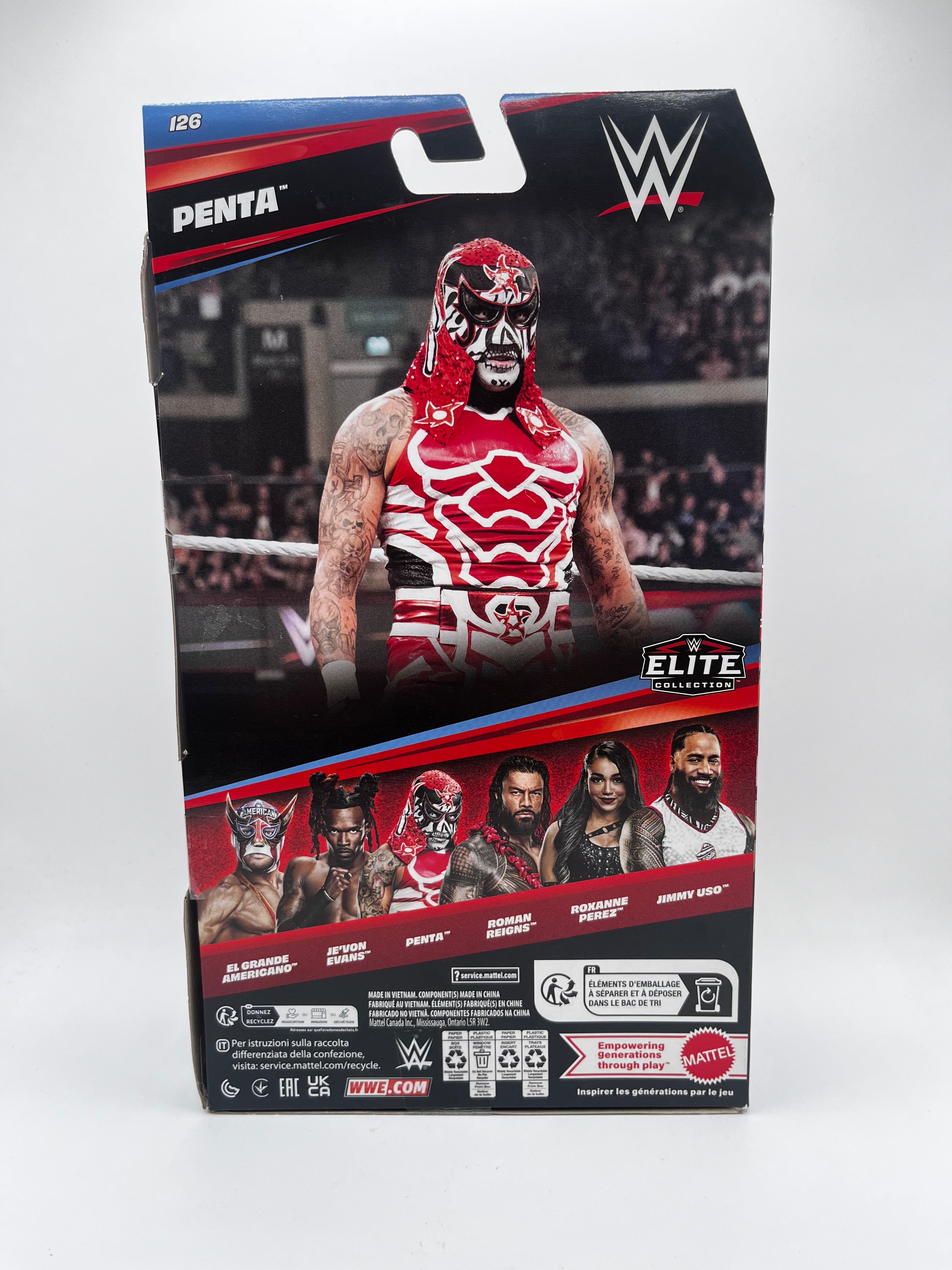 Figurka Penta WWE Elite Collection Series #126 *lekka wada fabryczna*