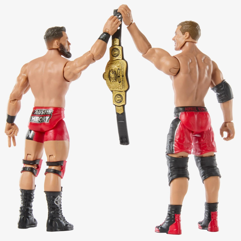 Figurki Austin Theory & Grayson Waller WWE Main Event Showdown Series #22 (2-Pack) *DMG*